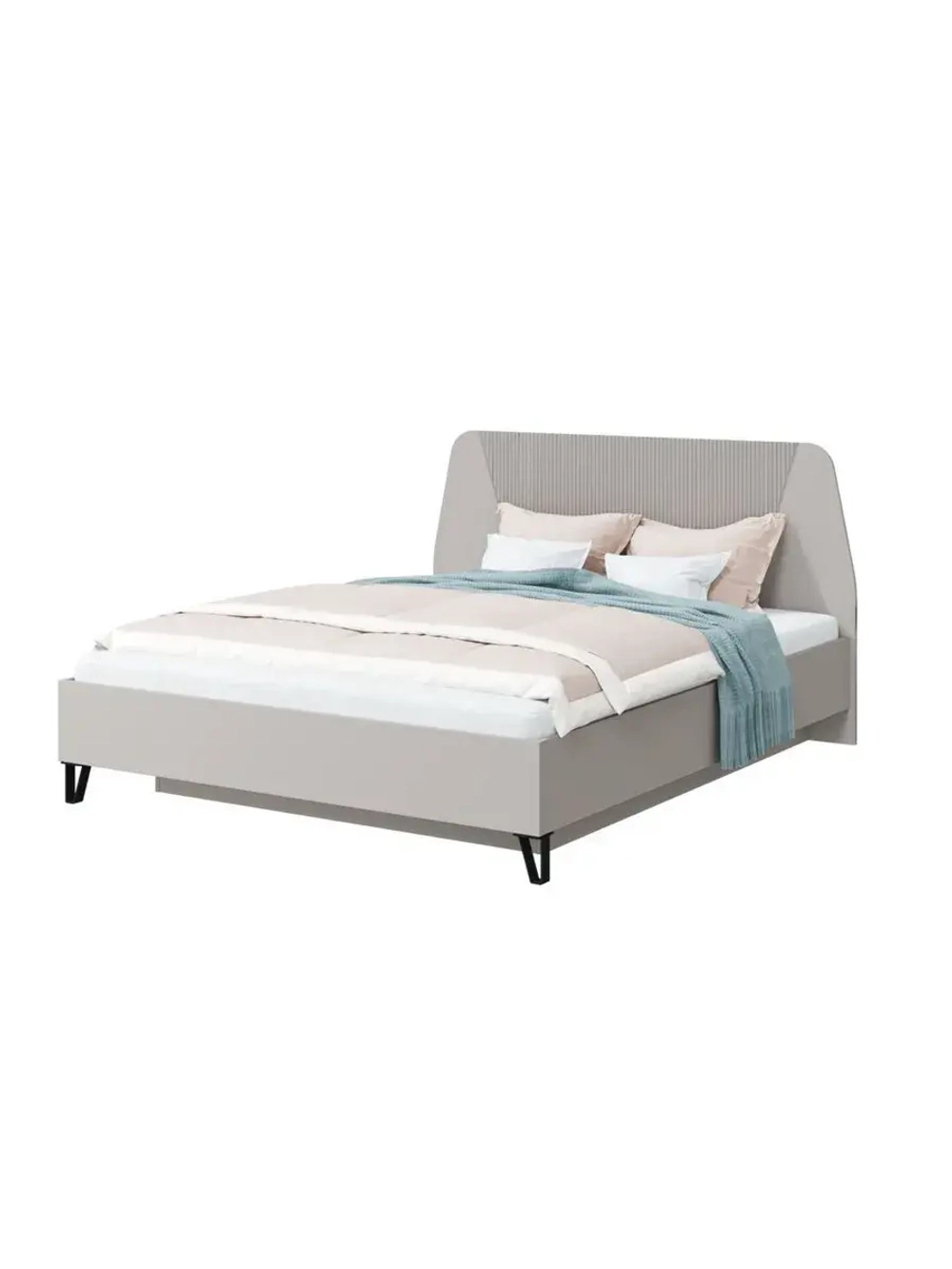 Кровать двухспальная 140х200 с бельевым ящиком Кашемир