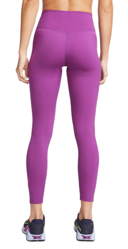 Леггинсы Nike Graphic 7/8 Tight Leggings - viotech/hyper pink