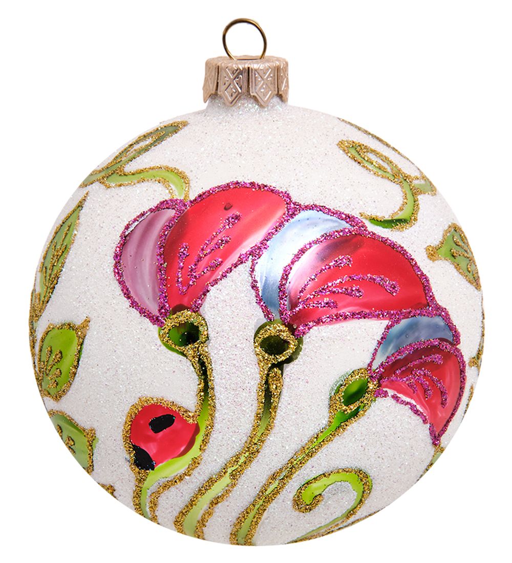 Элита НФШ-1193/1 Ел. украшение Шар «Вьюнок» 95 мм