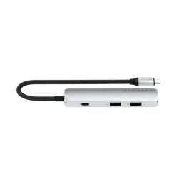 Satechi 4-in-1 USB-C Slim Multiport Adapter 4K Silver