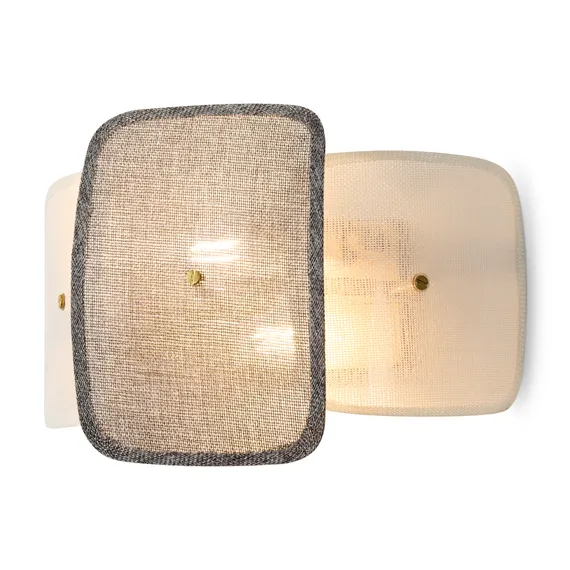 Настенный светильник (бра) FR5578WL-02G Маффл / Maffle E14x2 Freya fr5578wl-02g