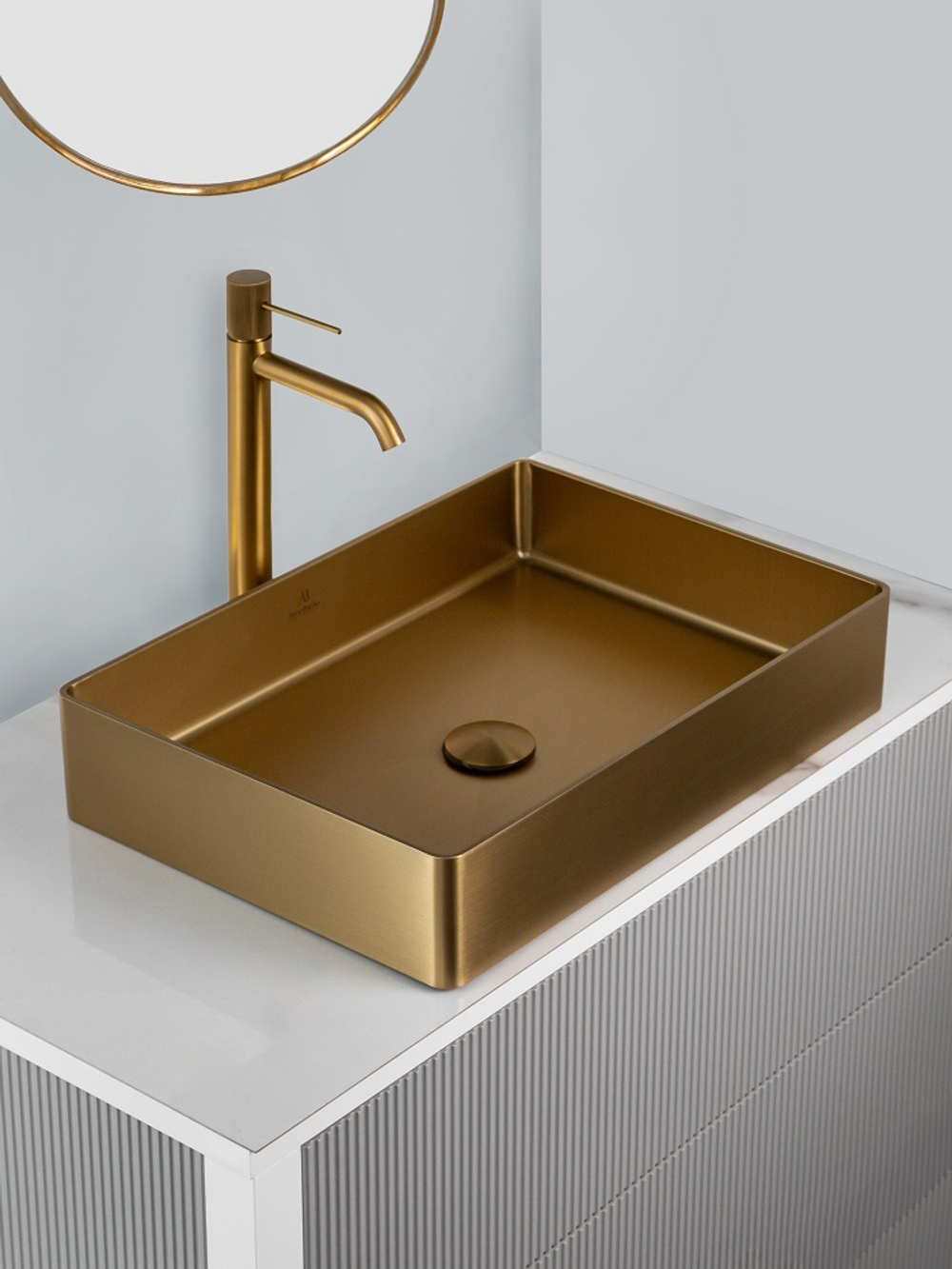 Раковина AltroBagno Astro 001017 OrSp из нержавеющей стали