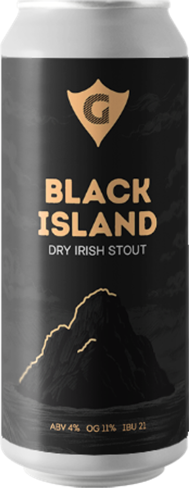 Пиво Гуси Блэк Айленд / Gusi Black Island 0.45 - банка