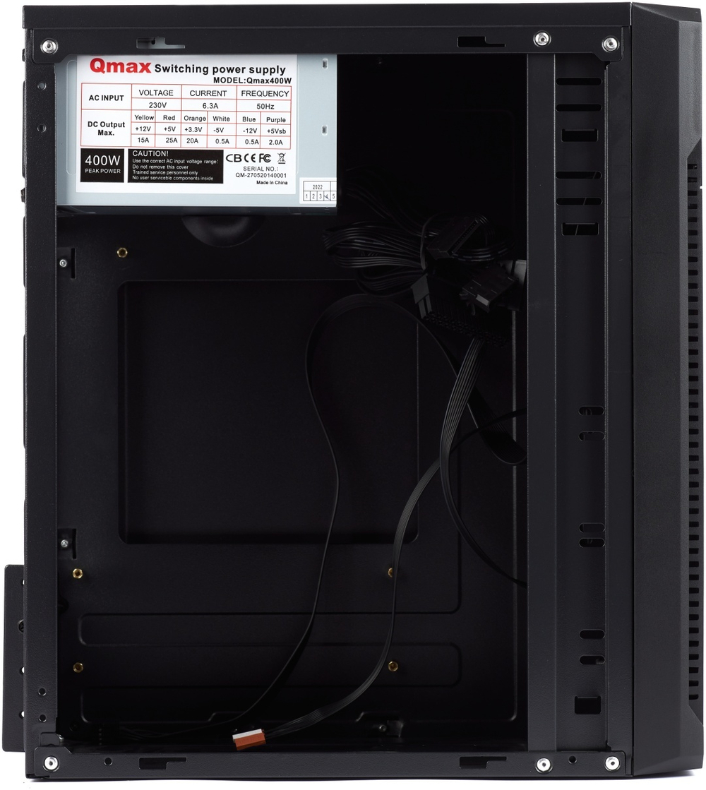 Корпус Qmax H1710B MiniTower черный