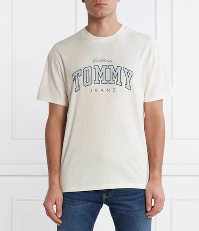 Футболка Tommy Jeans - экрю(DM0DM18287)