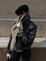 Дубленка с эко-мехом ELIAS