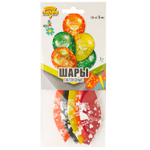 Шар латексный 35см Набор 5шт С ДР! Лиса (Ассорти)