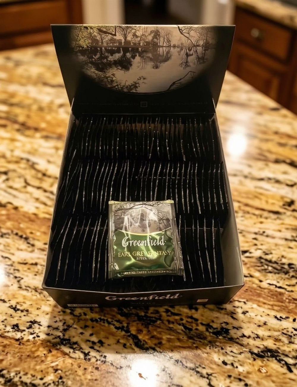 Чай в пакетиках черный Greenfield Earl Grey Fantasy, 100 шт