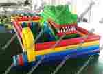 Надувная горка-робот "Дракоша" 12*6*6 м