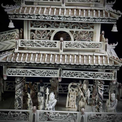 Винтаж: Скульптура «Корабль дракон»