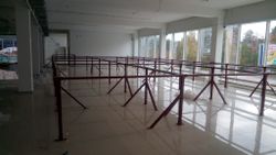 Батутные арены могут устанавливаться в помещении, с высотой потолков от 5,5 метров