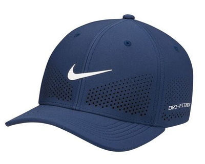 Теннисная кепка Nike Dri-Fit ADV Rise Structured SwooshFlex Cap - midnight navy/anthracite/white
