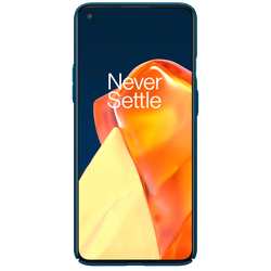 Тонкий чехол синего цвета для телефона OnePlus 9R от Nillkin, Super Frosted Shield