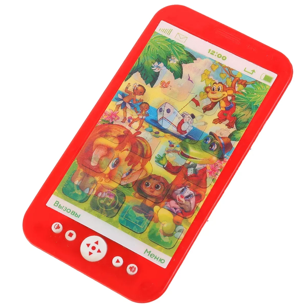 292324/Музыкальный телефон ТМ Умка "20 песен В. Шаинского" с голограф.экраном на блистере/B1507473-R