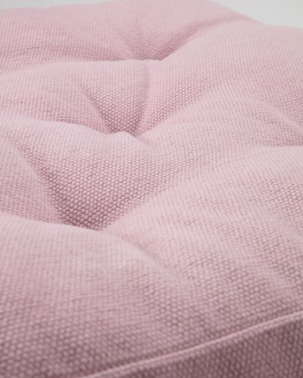 Напольная подушка Sarit из 100% хлопка розовая 60 x 60 cm
