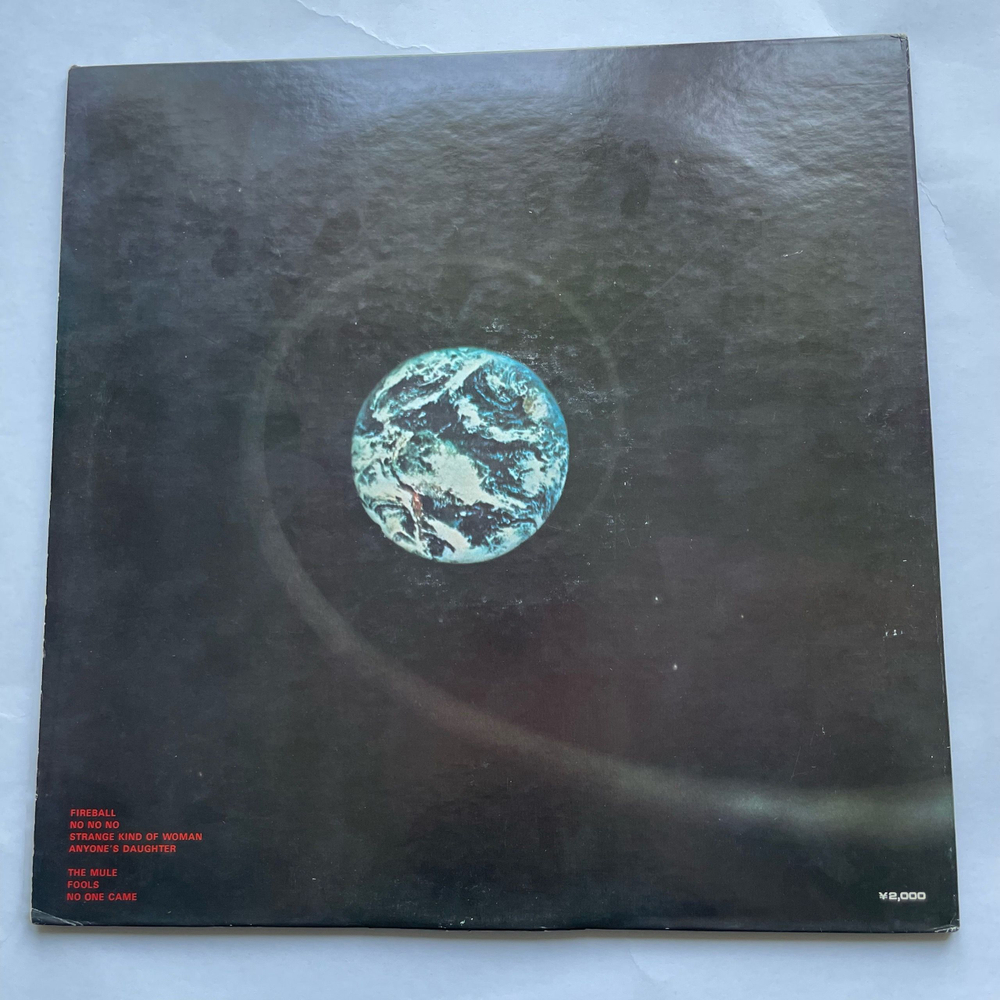 Винтажная виниловая пластинка LP Deep Purple Fireball (Япония 1971) (Без Оби)