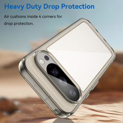 Противоударный чехол для смартфона Google Pixel 10 и 10 Pro, усиленные защитные рамки серого цвета