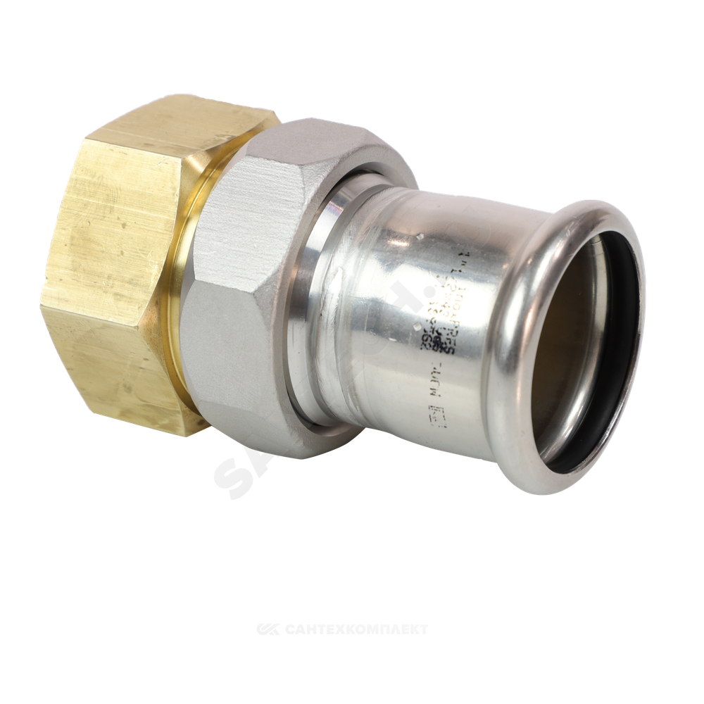Муфта разъемная сталь нерж AISI 316L Дн 18х1/2" Ру16 пресс/ВР Inoxpres RM 184018003