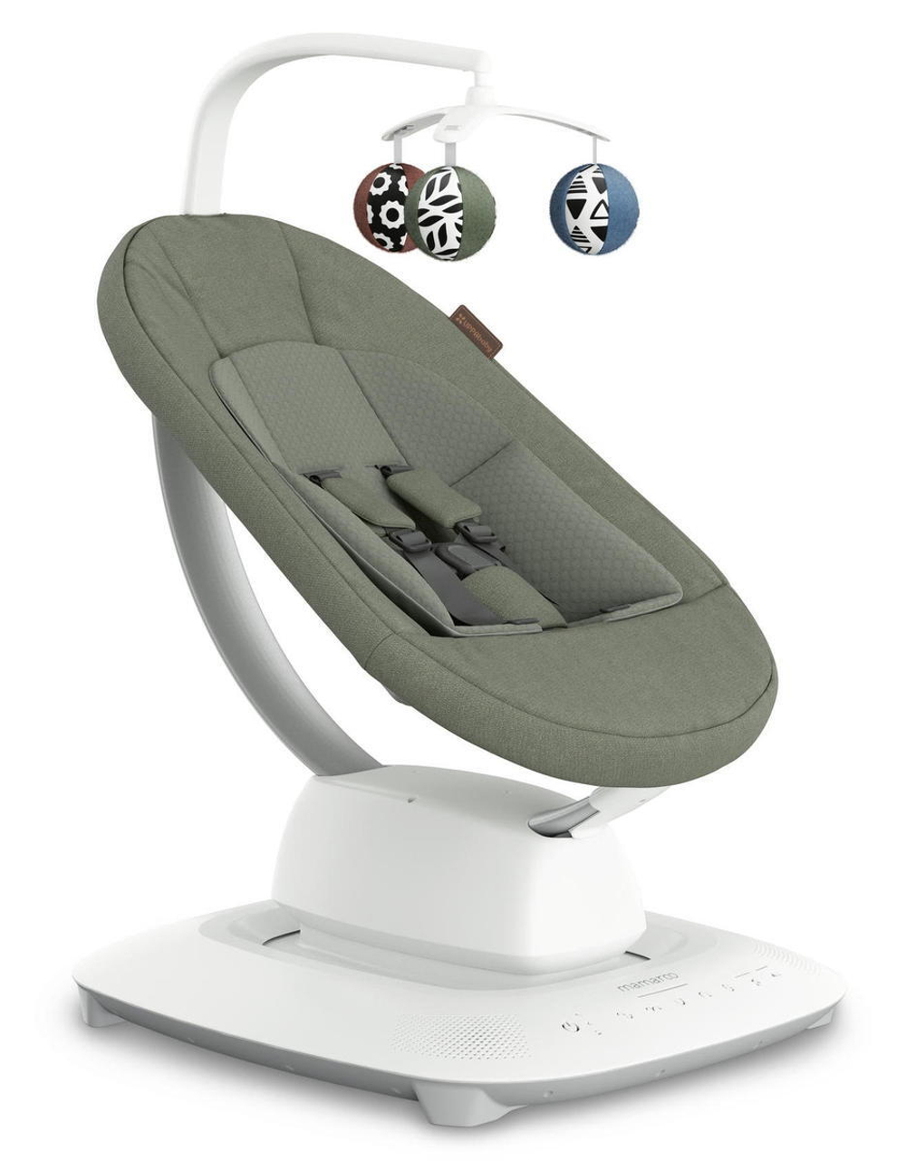 Детское кресло-качалка Uppababy Mamaroo Camila - Dark Green Melange