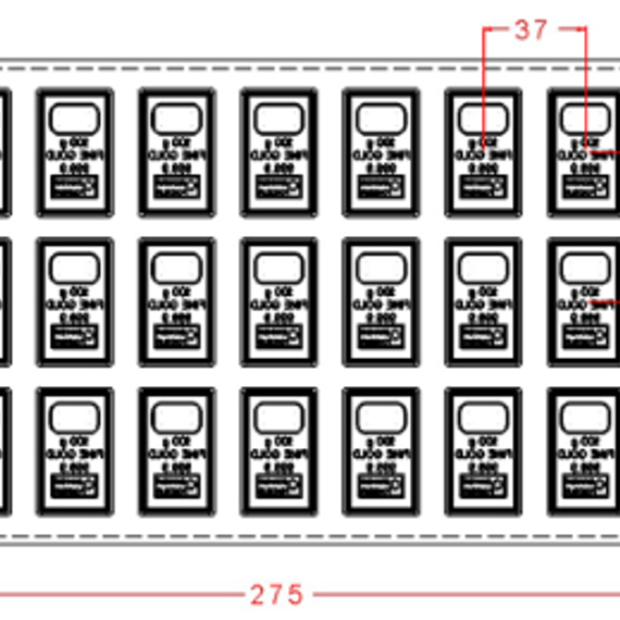 732 | Форма &quot;Слиток&quot; (275*175 мм)