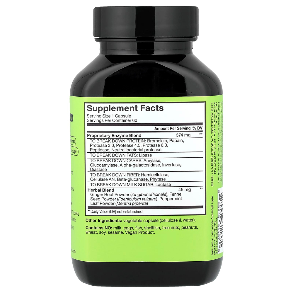 HUM Nutrition, Flater Me®, 60 веганских капсул