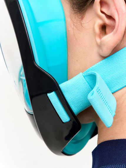 Маска полнолицевая Sargan Планета океан 2.0 черный/бирюзовый