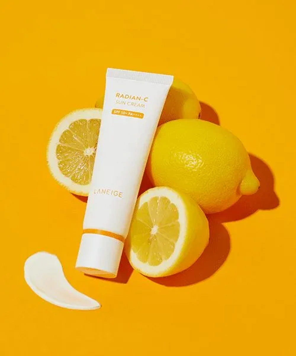 Laneige Radian-C Sun Cream Spf50+/Pa++++ Отбеливающий солнцезащитный крем 50мл