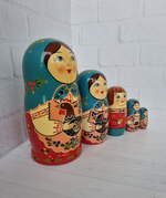 Матрешка "С курочкой" традиция 5 мест