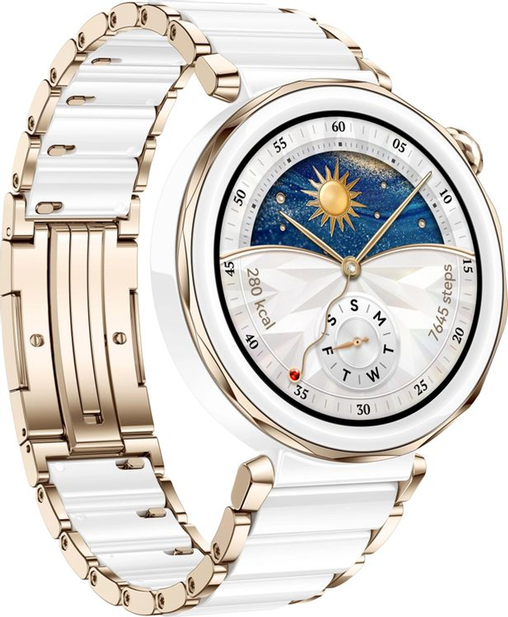 Смарт-часы Huawei Watch GT 5 Pro Jana-B29C,  42.49мм,  1.32",  белый