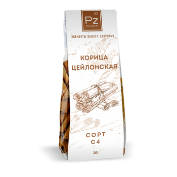Корица цейлонская С4, Polezium, Шри-Ланка, 30г