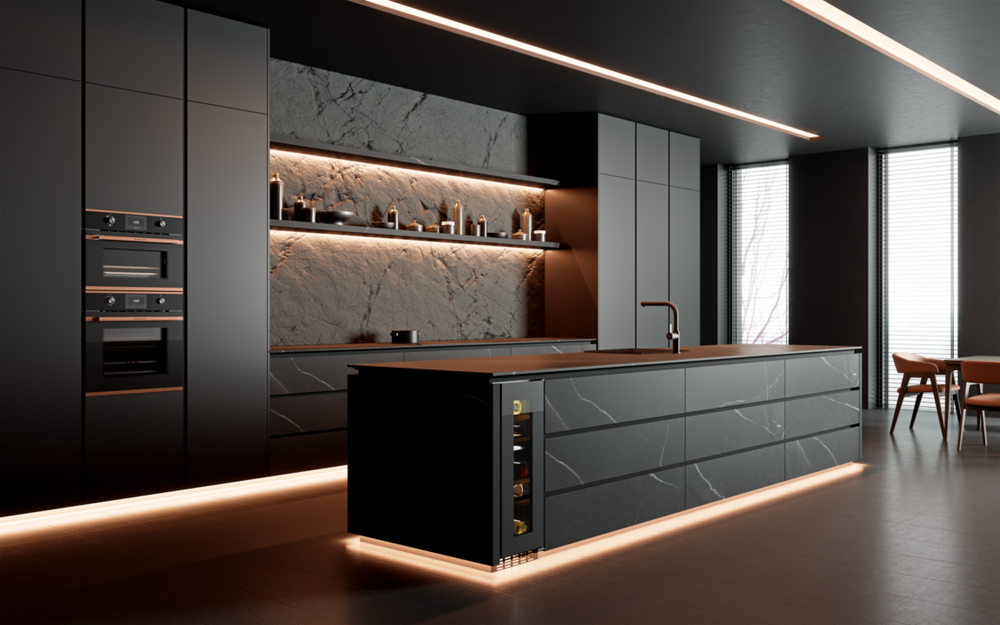 Комбинированный духовой шкаф с паром Kuppersbusch BD 6340.0 S7 Copper