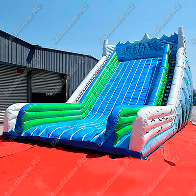 Батут "Зимняя горка Айсберг" 9m*5m*6m
