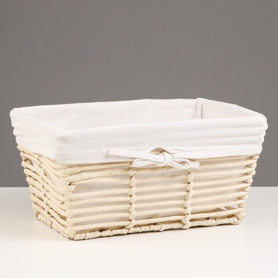 Корзина стеллажная трапеция Paper, 31х22х16 см (бежеый)