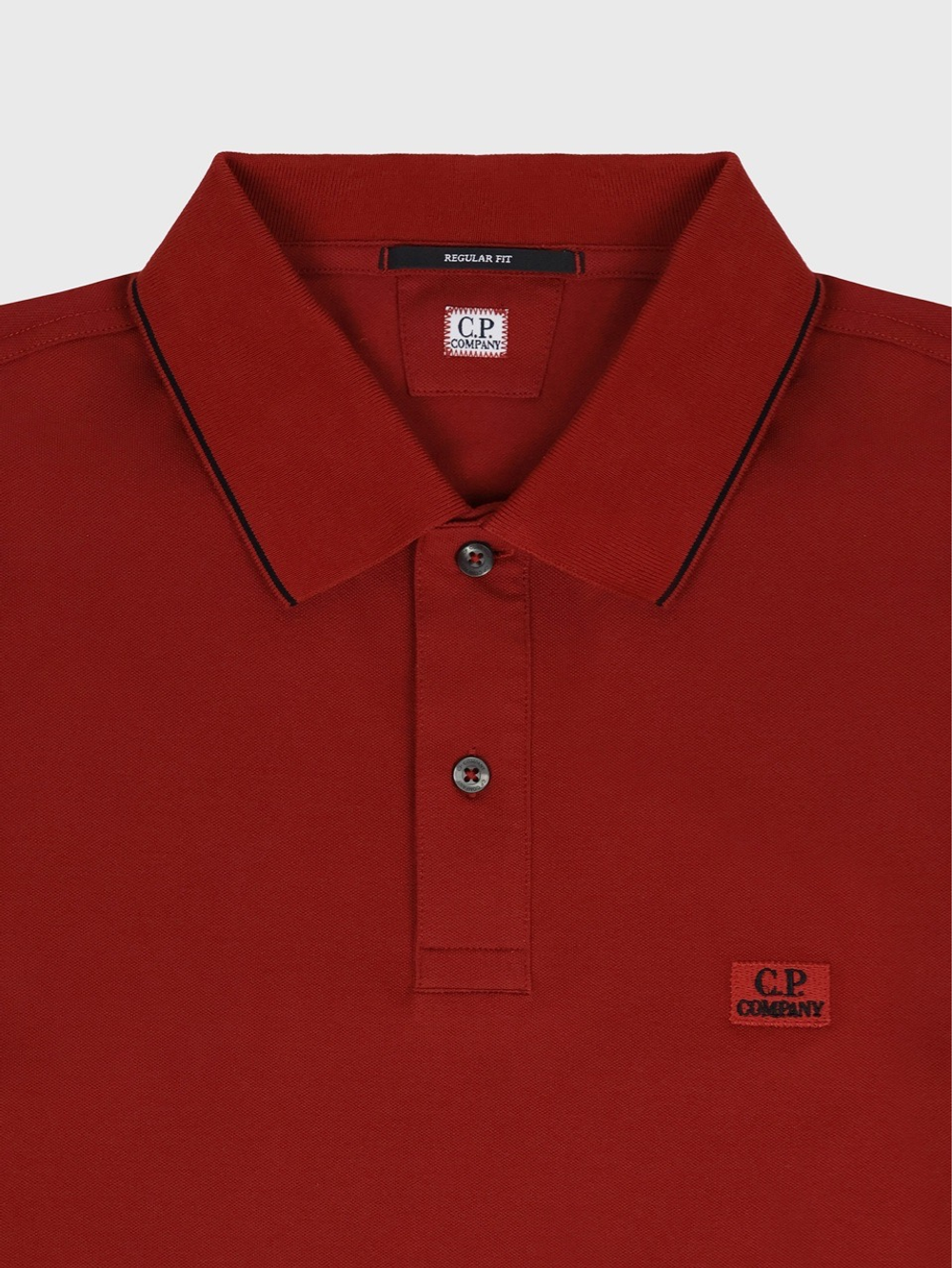Поло C.P. Company Stretch Piquet Line Red