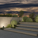 DK9800-BK Грунтовый светильник MOSS, IP65, GU10 LED, до 15 Вт, черный, алюминий