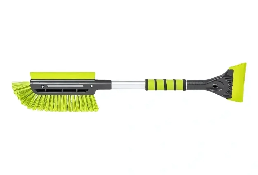 Щетка автомобильная, телескопическая Oktan LEGION, 69-83 см,скребок и водосгон, зеленая