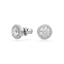UNA:PE STUD PAVE WHITE/RHS