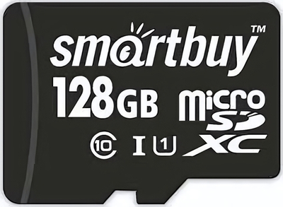 128 Gb microSD Smartbuy Class10 без адаптера