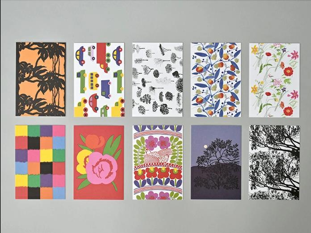 Marimekko Postcard Box. 100 Postcards