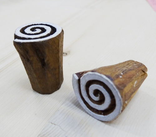 Печать трафарет Спираль для татуировки хной