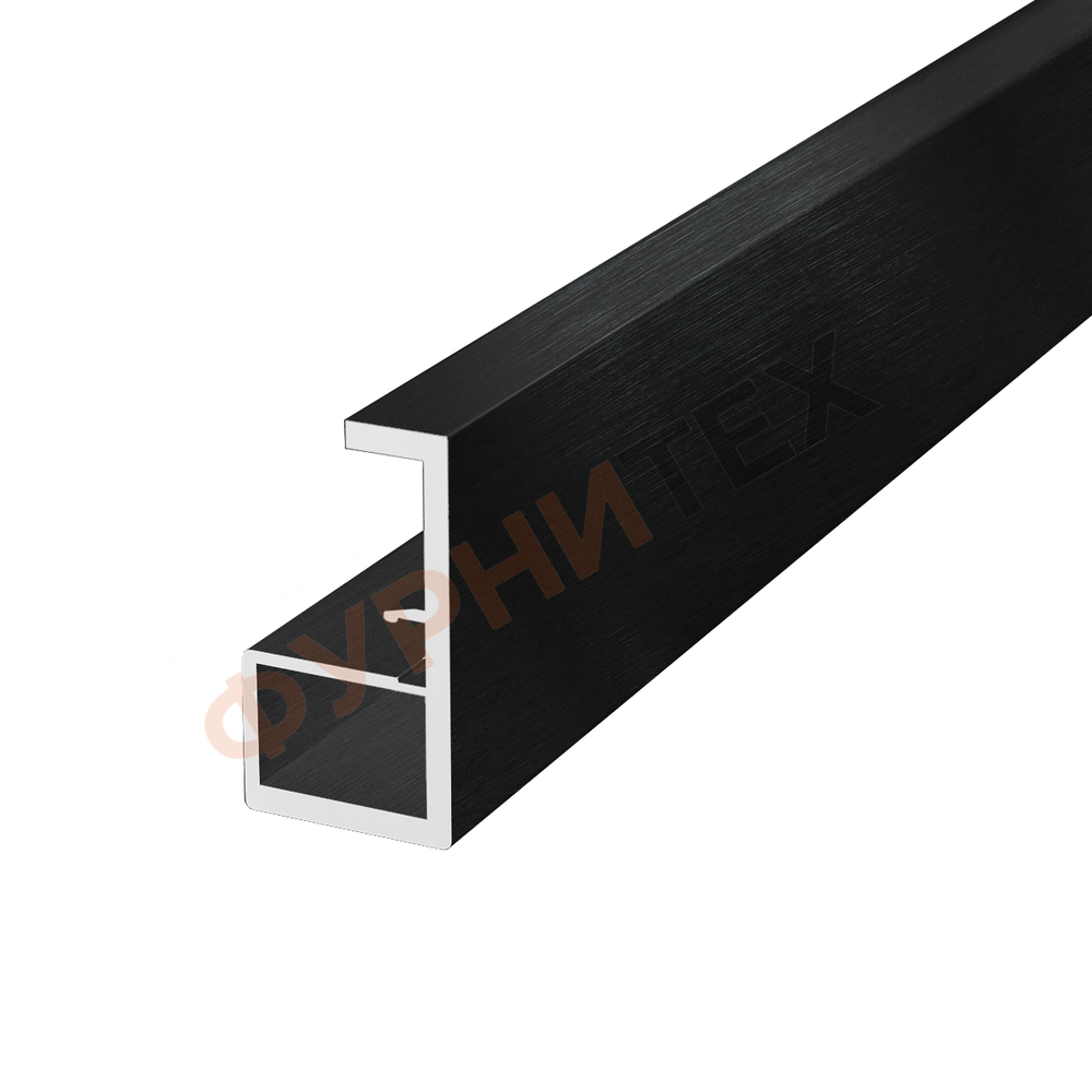 Алюминиевый рамочный профиль для фасадов, Черный матовый, купить с доставкой, Казахстан