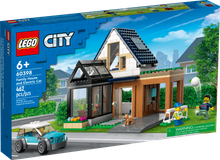 Конструктор City 60398 Семейный дом и электромобиль