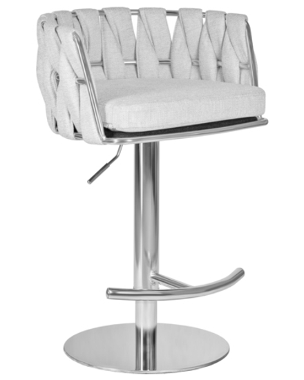 Стул барный DOBRIN OSCAR, серый (LAR-275-17)