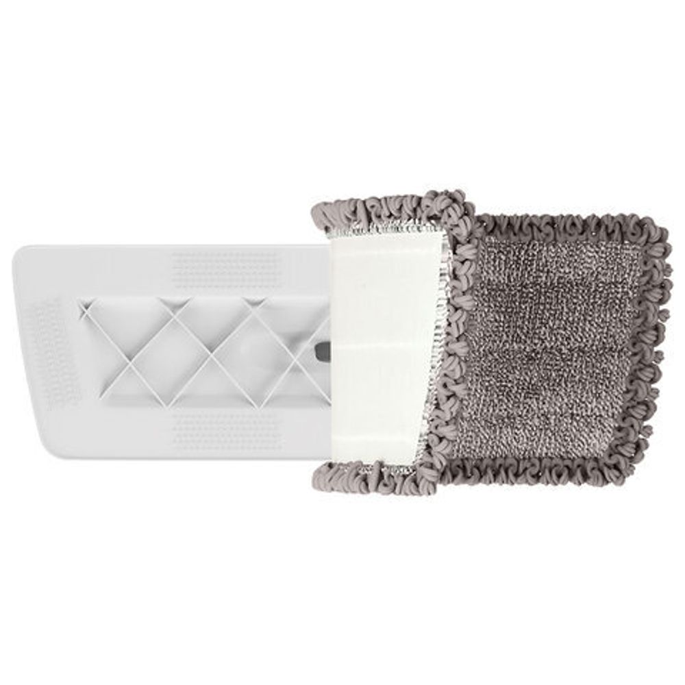 Насадки МОП для швабры липучка, КОМПЛЕКТ 2 шт., микрофибра, объемный ворс+кант, 41х14 см, LAIMA, 609144