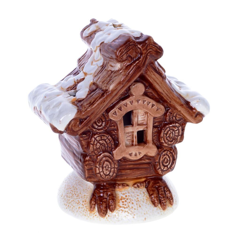 GAEM Фигурка декоративная "Избушка" с подсветкой (3xAAA), L15 W11 H17 см