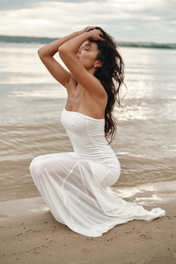 Платье с клиньями