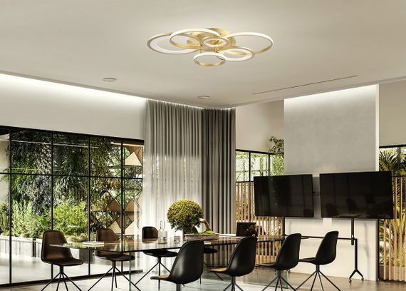 Потолочная светодиодная люстра Escada Saturn 10248/6LED