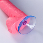 Розовое фигурное мыло "Фаворит" на присоске - 100 гр.