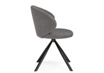 Стул на металлокаркасе Woodville Solomon крутящийся gray, black