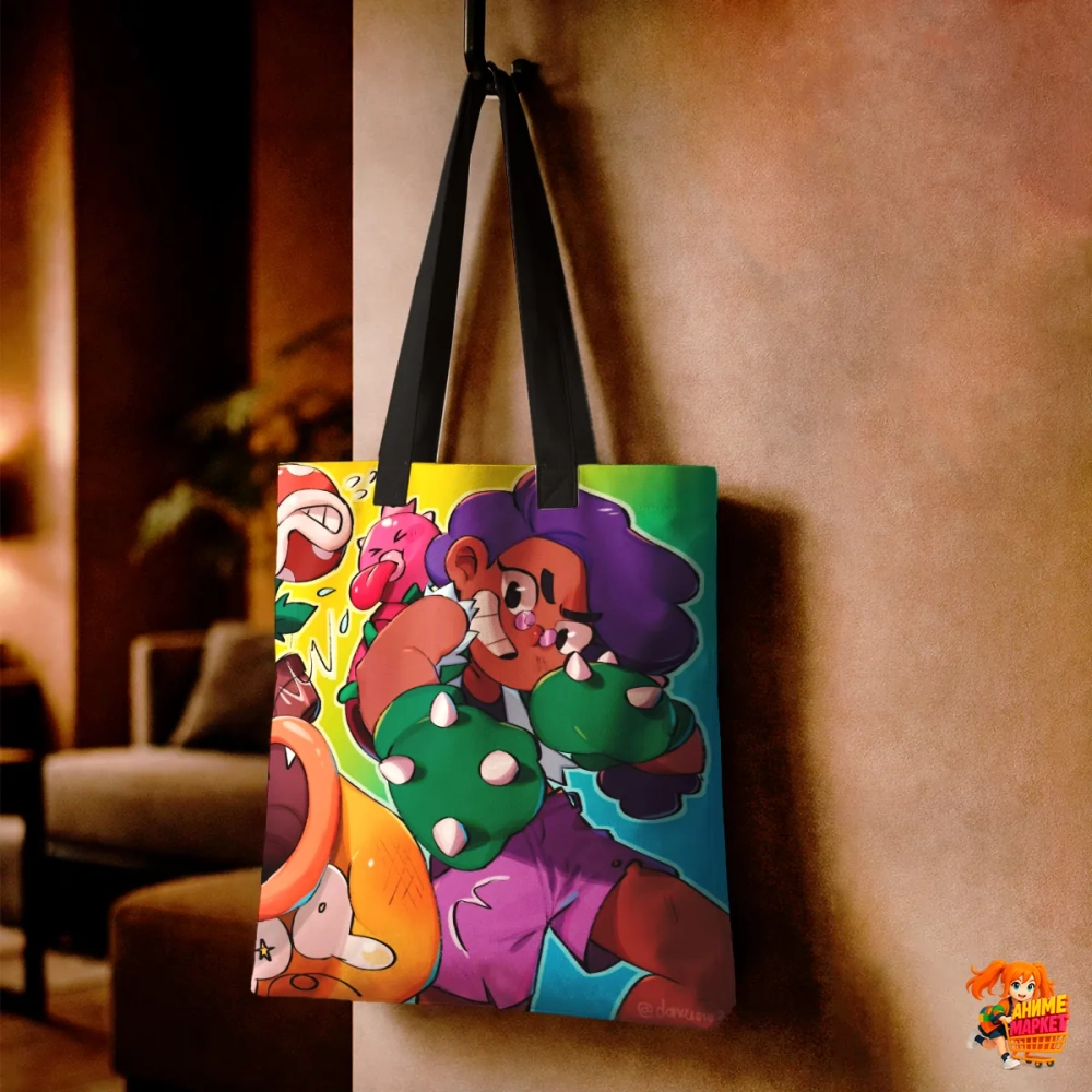 Сумка шоппер с принтом Brawl Stars